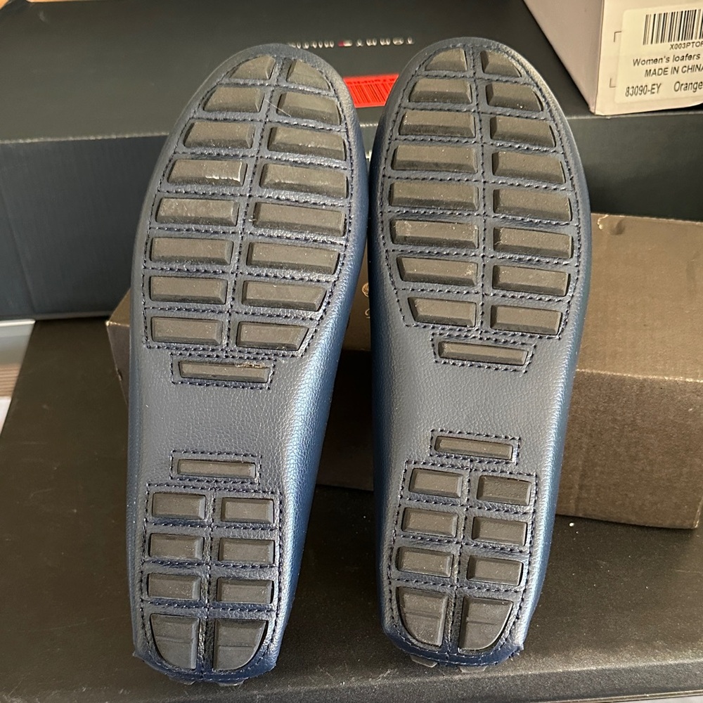 Women’s Navy Loafers - Picture 2 of 3